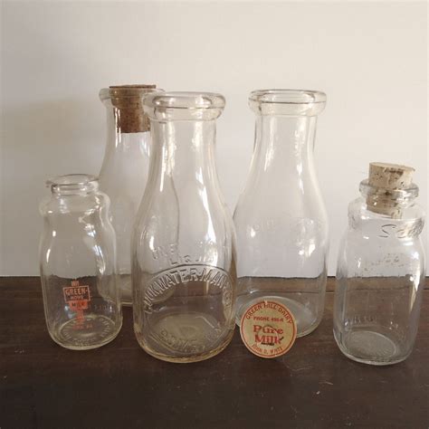 rare antique milk bottles